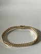 Antik Huset præsenterer: 14K Guld Geneve Armbånd 1 Række Armbåndet er nytLængde 18,5 cm.