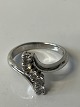 Antik Huset præsenterer: Vintage ring med zirkoner i sterling sølvStørrelse. 56
