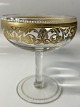 Antik Huset præsenterer: Champagneskål med guldbemaling fra omkring 1920 Højde: cm. 11,0 cm.