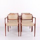 Osted Antik & Design præsenterer: Armstol Model 65 i Palisander med Lyst Elegance Læder N.O. Møller J.L. ...