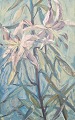 L'Art præsenterer: Hildegard Falk, oliemaleri på lærred, listet svensk kunstner.