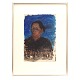 Aabenraa Antikvitetshandel præsenterer: Jens Søndergaard portræt. Jens Søndergaard, 1895-1957, akvarel. Portræt ...