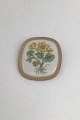 Danam Antik præsenterer: Royal Copenhagen Flora Broche / Vedhæng Porcelæn og Sterling Sølv (Anton Michelsen).