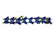 Volmer Bahner & Co sterling sølvArmbånd med blå ...