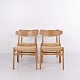 Hans J. Wegner CH23 Spisebordsstole i Egetræ med ...