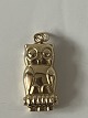 Antik Huset præsenterer: Ugle Vedhæng / Charms i 14 karat guldStemplet 585Højde 2,4 cm