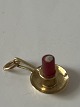 Antik Huset præsenterer: Lysestage Vedhæng / Charms i 14 karat guldHøjde 1,7 cm
