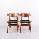Hans J. Wegner Sæt af 4 CH30 Spisebordsstole for Carl ...