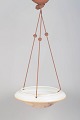 L'Art præsenterer: Art deco pendel i opaline-glas.
