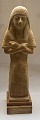Reutemann Antik præsenterer: Figur i gips af egyptisk Shabti