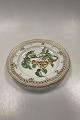 Danam Antik præsenterer: Royal Copenhagen Privat Malet Flora Danica Frugttallerken No. 3554