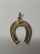 Antik Huset præsenterer: 14 karat guld. Hestesko. Charms / Vedhæng.Højde 2,1 cm.