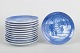 L'Art præsenterer: Royal Copenhagen, sæt med tolv juleplatter.