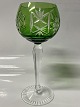 Antik Huset præsenterer: Rømer Glas Rødvin Grøn.Højde 18,5 cm.