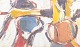 L'Art præsenterer: Abstrakt komposition, olie på papir, signeret Dewit.