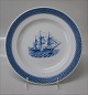 Aluminia Faience Tranquebar Navy # 46 Dinnerplates 24.8 cm