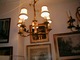 Chandelier in gilded bronce