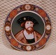 B&G platter med portræt af danske regenter, Kongesamlingen.