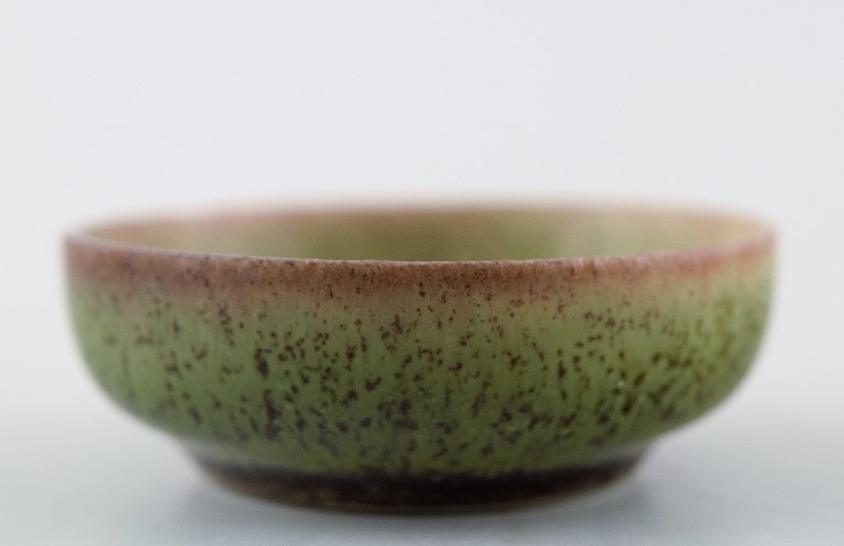 Carl Harry Stalhane, Rörstrand miniature stoneware bowl.