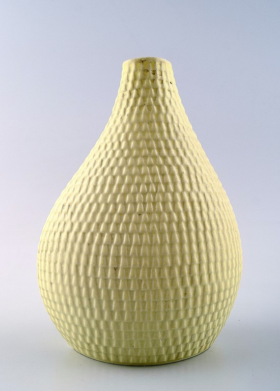 Gustavsberg, Sweden, reptile vase by Stig Lindberg.