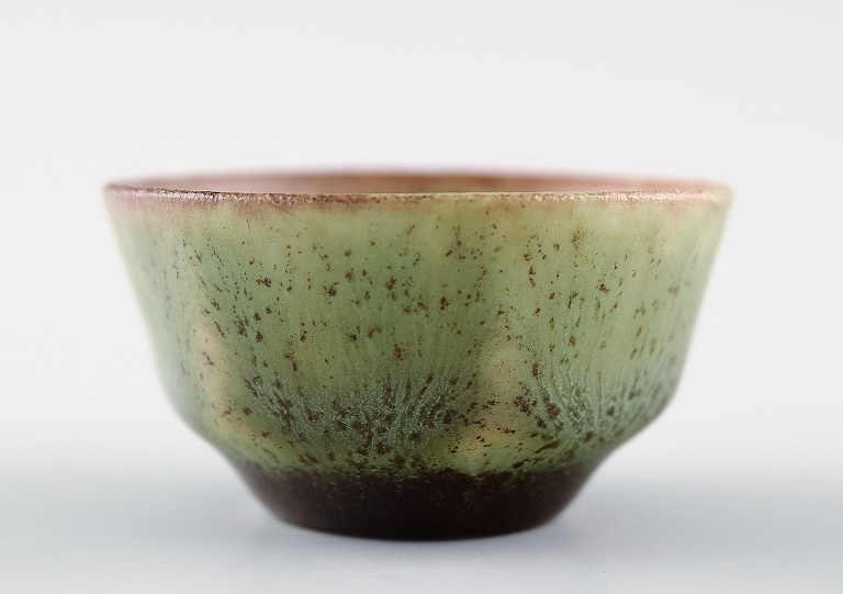 Carl Harry Stalhane, Rörstrand miniature stoneware bowl.