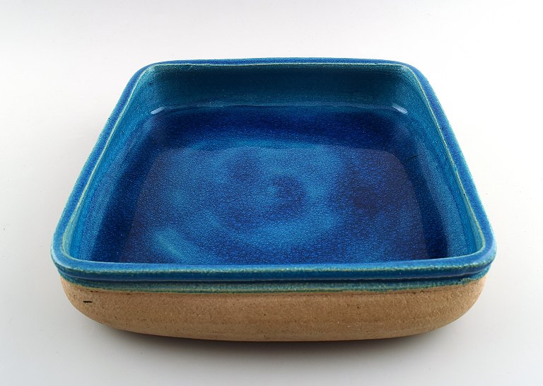 Kähler, Denmark, glazed stoneware large bowl, 1960s.
Designed by Nils Kähler.