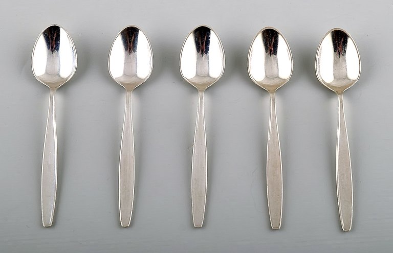 Georg Jensen Sterling Silver Cypress 10 teaspoons.
