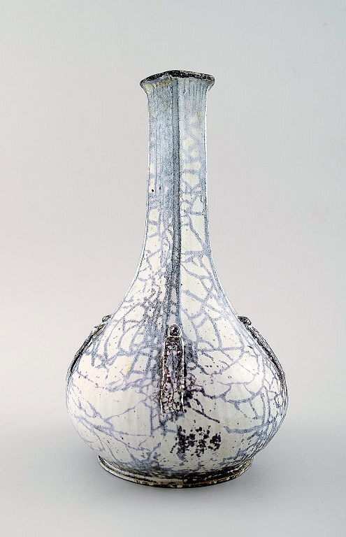 Kähler, Denmark, large glazed vase, 1930s.
Designed by Svend Hammershøi.