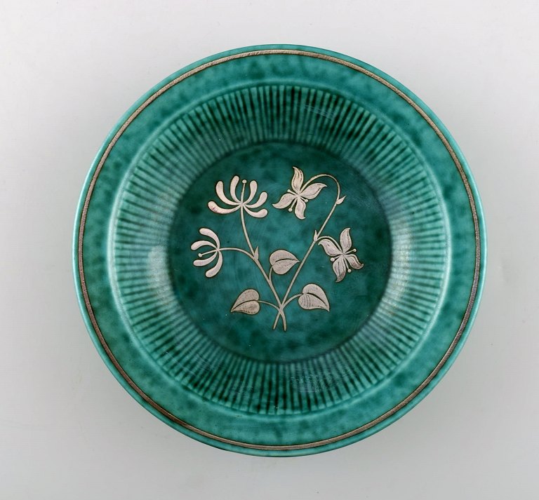 Wilhelm Kåge, Gustavsberg, Argenta Art Deco Bowl.
