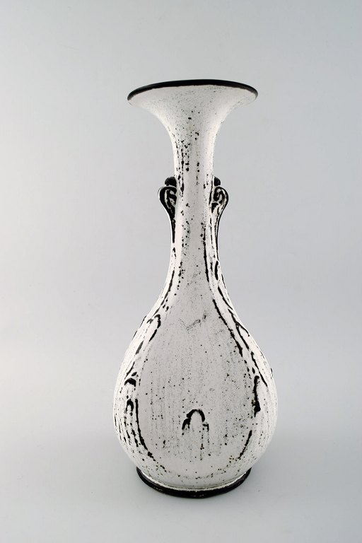 Kähler, Denmark, large glazed vase, 1930s.
Designed by Svend Hammershøi.