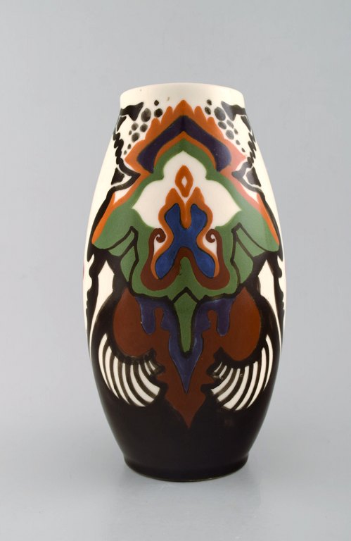 Eskaf, Holland art nouveau ceramic vase.