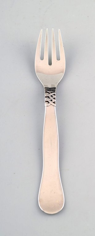 Georg Jensen Sterling Silver. "Nordic" salad fork.
