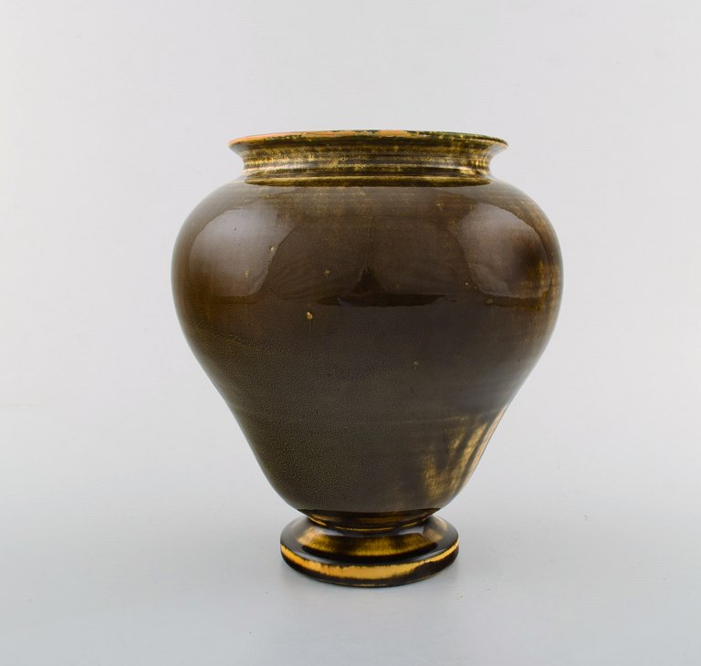 Svend Hammershøi for Kähler, HAK, glazed stoneware vase.
