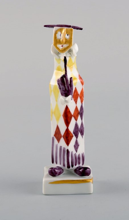 Peter Strang (f.1936) for Meissen. Figur i håndmalet porcelæn. Sent 1900-tallet.
