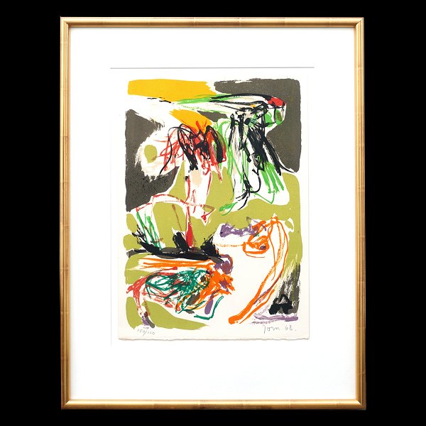 Asger Jorn, 1914-73, litograph. 150/150. Signed "Jorn 68". Visible size: 
45x33cm. With frame: 66x51cm