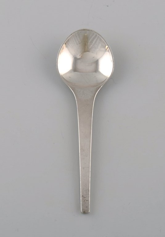 Georg Jensen Caravel jam spoon in sterling silver.
