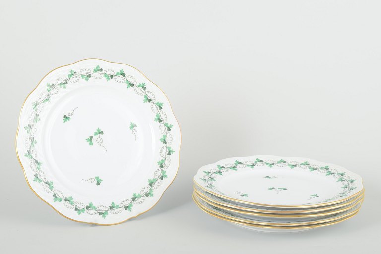Herend, Hungary
6 salad plates, mid-20th century.