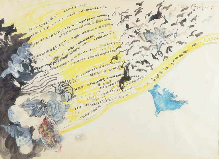 Jörgen Fogelqvist (1927–2005)
Akvarel.