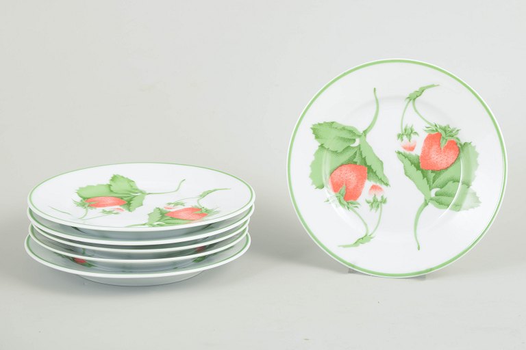 Bill Goldsmith for Limoges, Fraise, sæt på 6 tallerkener.