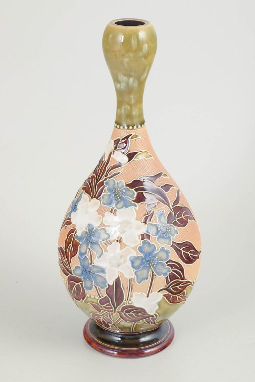 John Slater for Royal Doulton, Lambeth, vase.