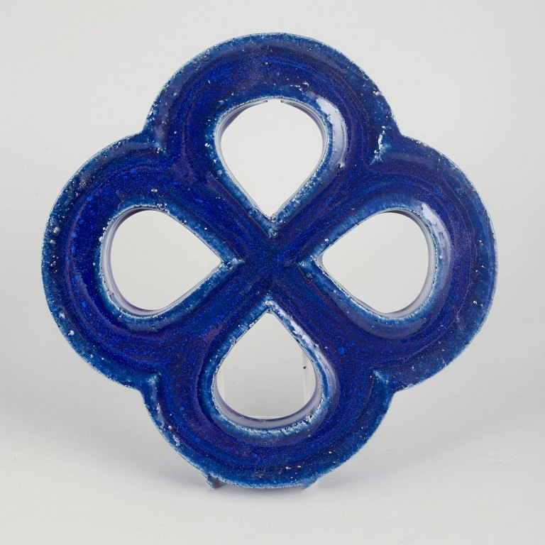 Gustavsberg wall relief with hanging hole.