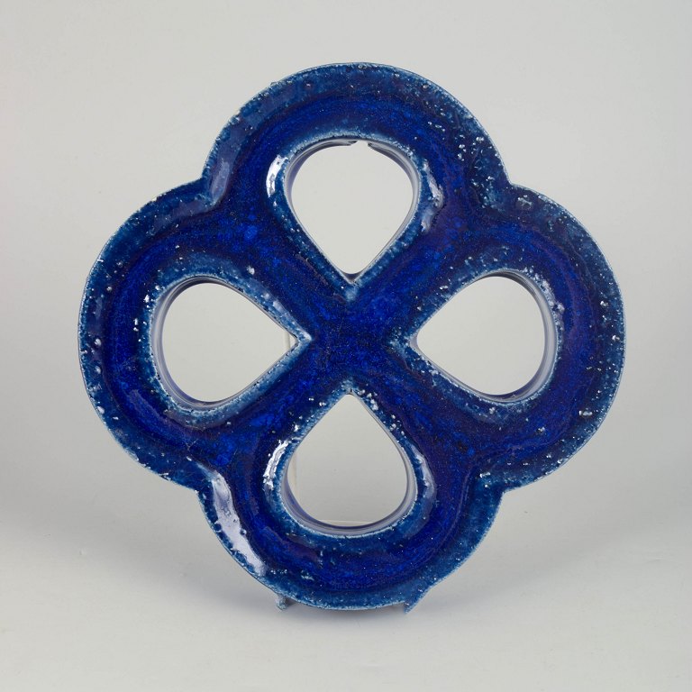 Gustavsberg wall relief with hanging hole.