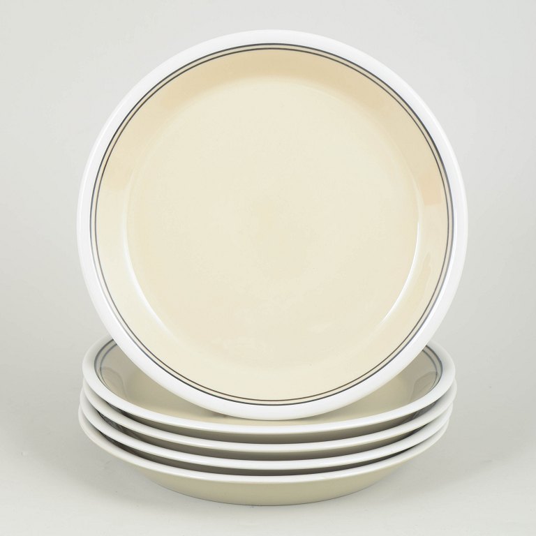 Jackie Lynd for Rörstrand, set of five plates “Nocturne”.