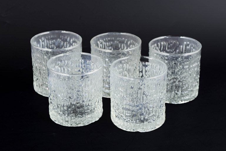 Ravenhead, set of five whisky glasses “Siesta”.