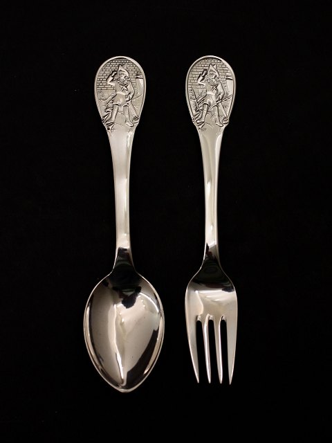 830 silver child. cutlery