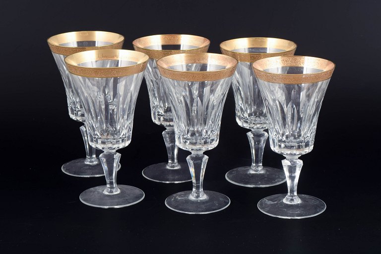 Artemisia, set of six red wine glasses.