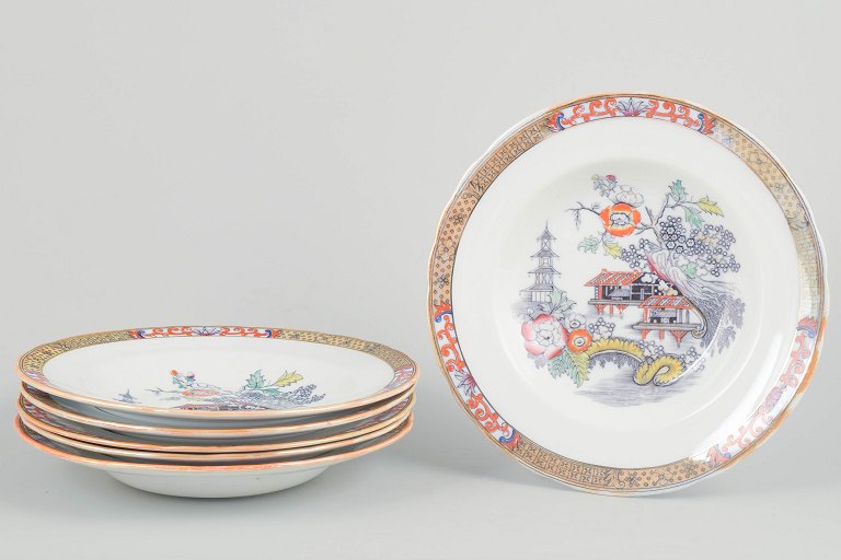 Rörstrand Japan series, set of six deep plates.