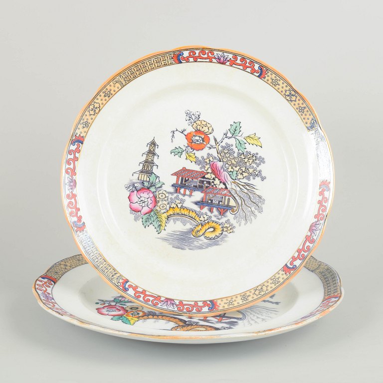 Rörstrand Japan series, set of two large round serving dishes.