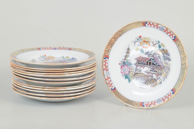 Rörstrand Japan, set of thirteen plates.