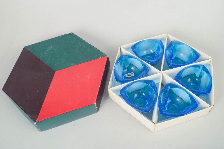 Kaj Franck for Nuutajärvi, sæt af seks skåle.